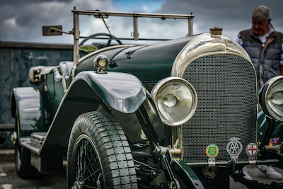 Classic Bentley on display
