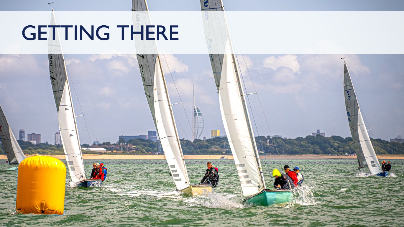 Getting There - Swallows at Windward Mark