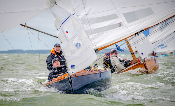 XOD fleet sailing downwind