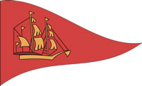 Cowes Corinthian YC Burgee 200px