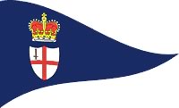 Cowes Corinthian YC Burgee 200px