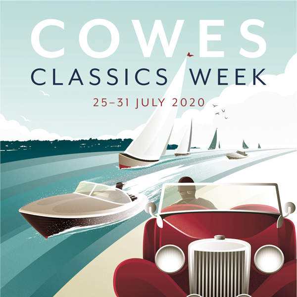 Cowes Classics Poster Tile