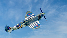 Classics Day 2025 - Spitfire display over Cowes.
